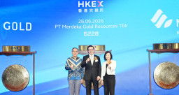Merdeka Gold Resources Cetak Sejarah, Resmi Dual Listing di Bursa Hong Kong