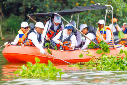 Gubernur Khofifah Ajak Perkuat Gerakan Kolaboratif Jaga Sungai Jadi Investasi Masa Depan
