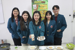 Kreatif! Mahasiswa Ubaya Ciptakan Mangonut Bar dari Daun Mangga dan Limbah Kacang