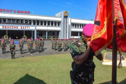 14 Perwira Petarung Muda Perkuat Brigif 2 Marinir, Siap Lanjutkan Tradisi Juang Korps Marinir
