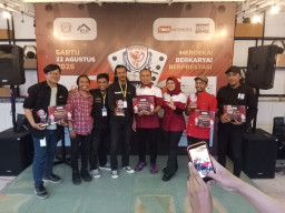 64 Jurnalis Surabaya Bertanding Domino, Perkuat Status Olahraga Prestasi