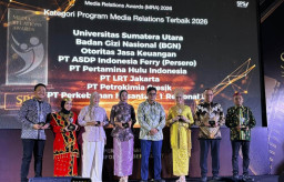 PTPN I Regional 5 Sabet Gold Winner Media Relations Awards SPS 2026