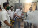 Cegah Covid-19, LNM Media Center Gelar Fogging Disinfektan Gratis