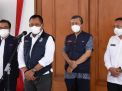 Vaksinasi Covid-19 Perdana Digelar di Gedung Grahadi Surabaya