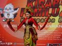 Gebyar Kesenian Sambut Kedatangan Kirab Pemilu 2024