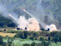 Rudal-rudal Marinir Hancurkan Kandang Lawan di Hutan Baluran