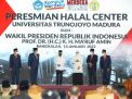 Wapres Resmikan LPH Halal Center Universitas Trunojoyo Madura