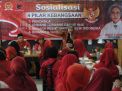 Indah Kurnia Lakukan Sosialisasi 4 Pilar Kebangsaan di Gununganyar
