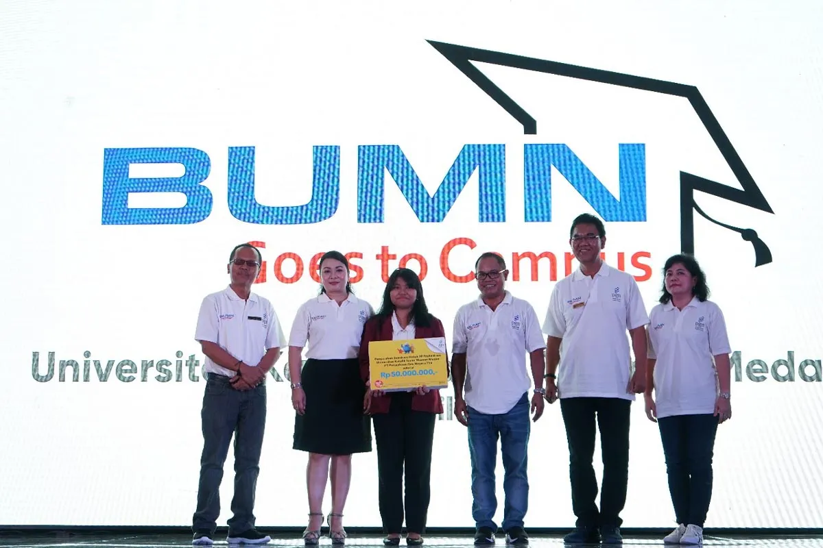PGN Gelar BUMN Goes To Campus  di Unika Santo Thomas Medan