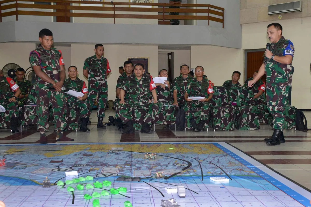 Geladi Posko-1 Latihan Pasukan Pendarat Korps Marinir 2019