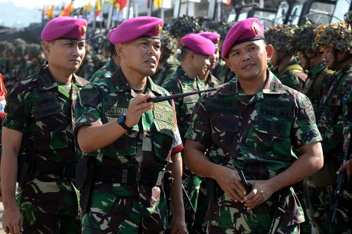Apel Kesiapan Latihan Pasukan Pendarat Korps Marinir tahun 2019