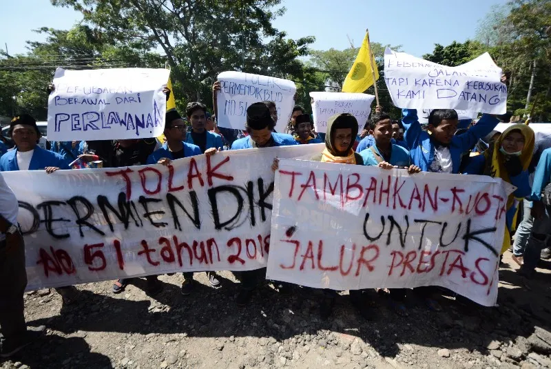 Tolak Zonasi, PMII Luruk Dinas Pendidikan Jawa Timur