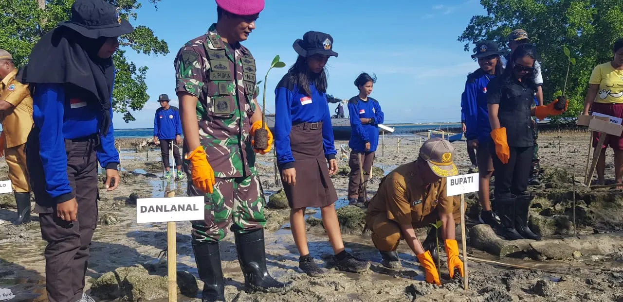 Cegah Abrasi, Ini Yang Dilakukan TNI Angkatan Laut