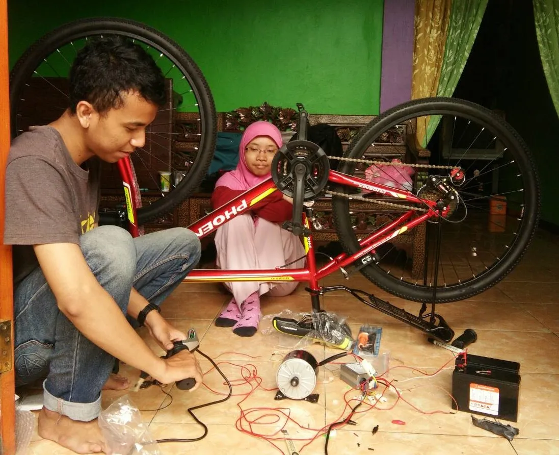MEL-BIKE, Sepeda Listrik Ramah Lingkungan Inovasi Mahasiswa ITS