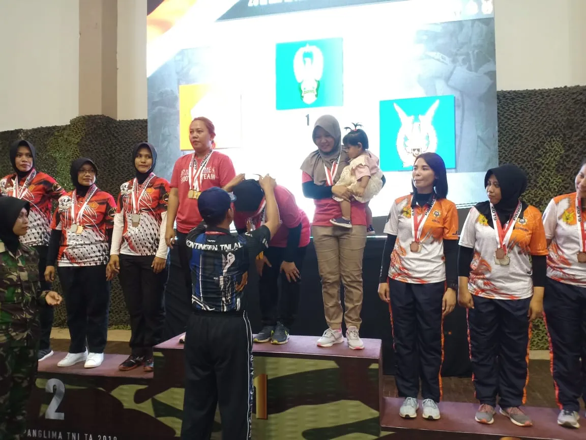 Letda CBA (K) Yuni Caturwati Borong Medali  Piala Panglima TNI 2019