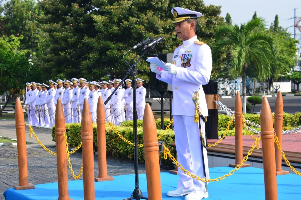 Komandan Lantamal V Pimpin Upacara Dharma Samudra 2020
