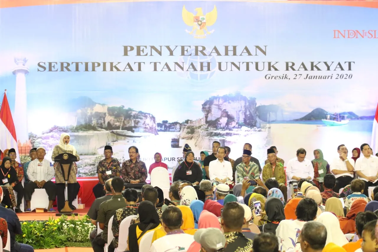  Tahun 2024 Semua Tanah di Jatim Sudah Bersertifikat