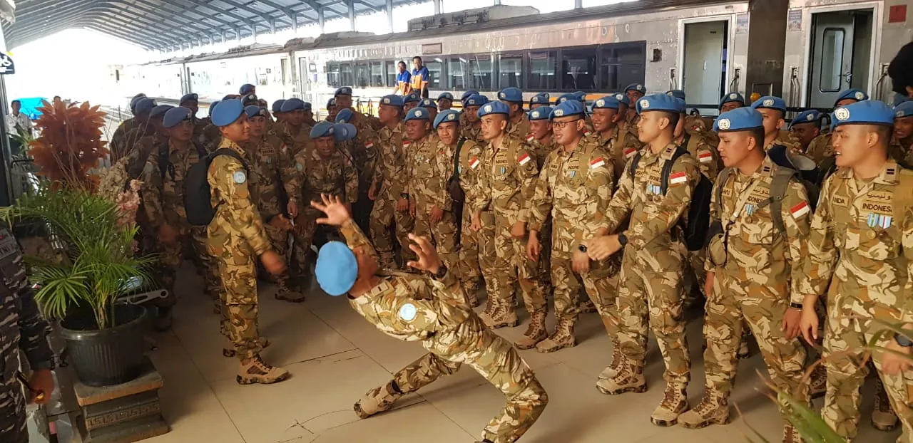Satgas TNI Konga Maritime Task Force XXVIII Tiba di Surabaya 