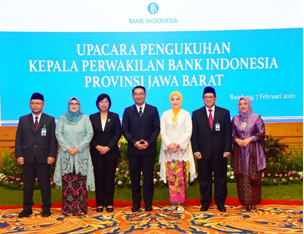 Kang Emil Hadiri Pengukuhan Kepala Perwakilan BI Jabar