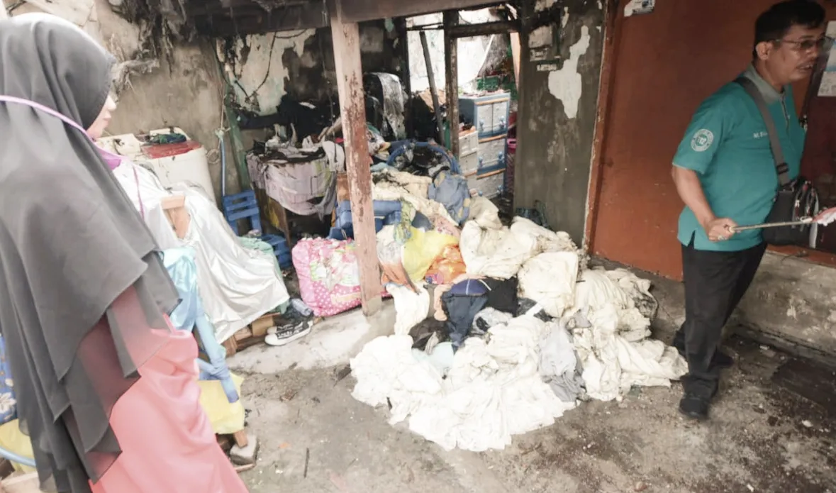 Cemburu Buta, Pria Perantau Bakar Rumah Sendiri