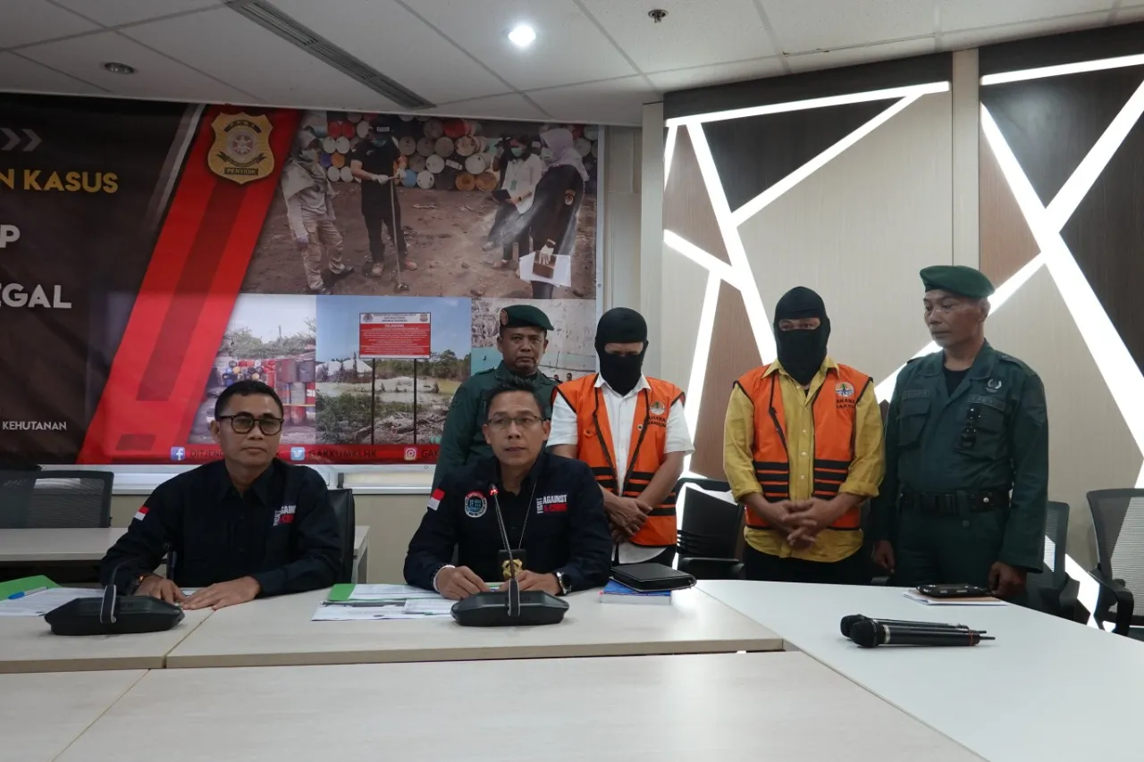 Dirut PT. NTS ditahan Gakkum KLHK