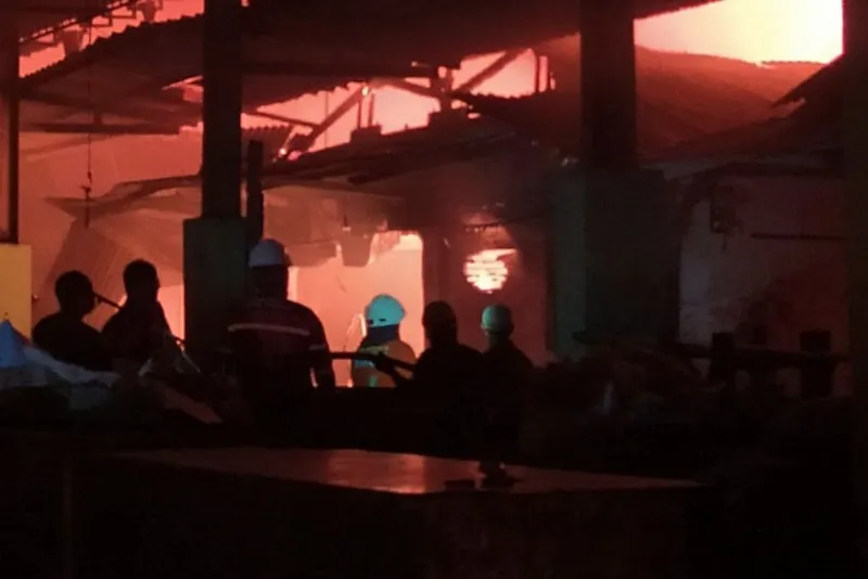 Api Melalap Habis Pasar Baru Tuban 