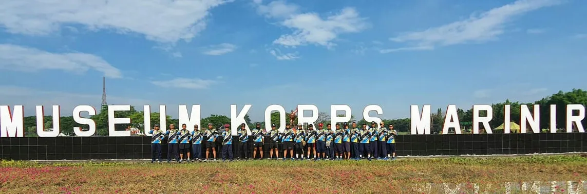Serunya Gowes Gembira di HUT Pasukan Marinir di Surabaya 