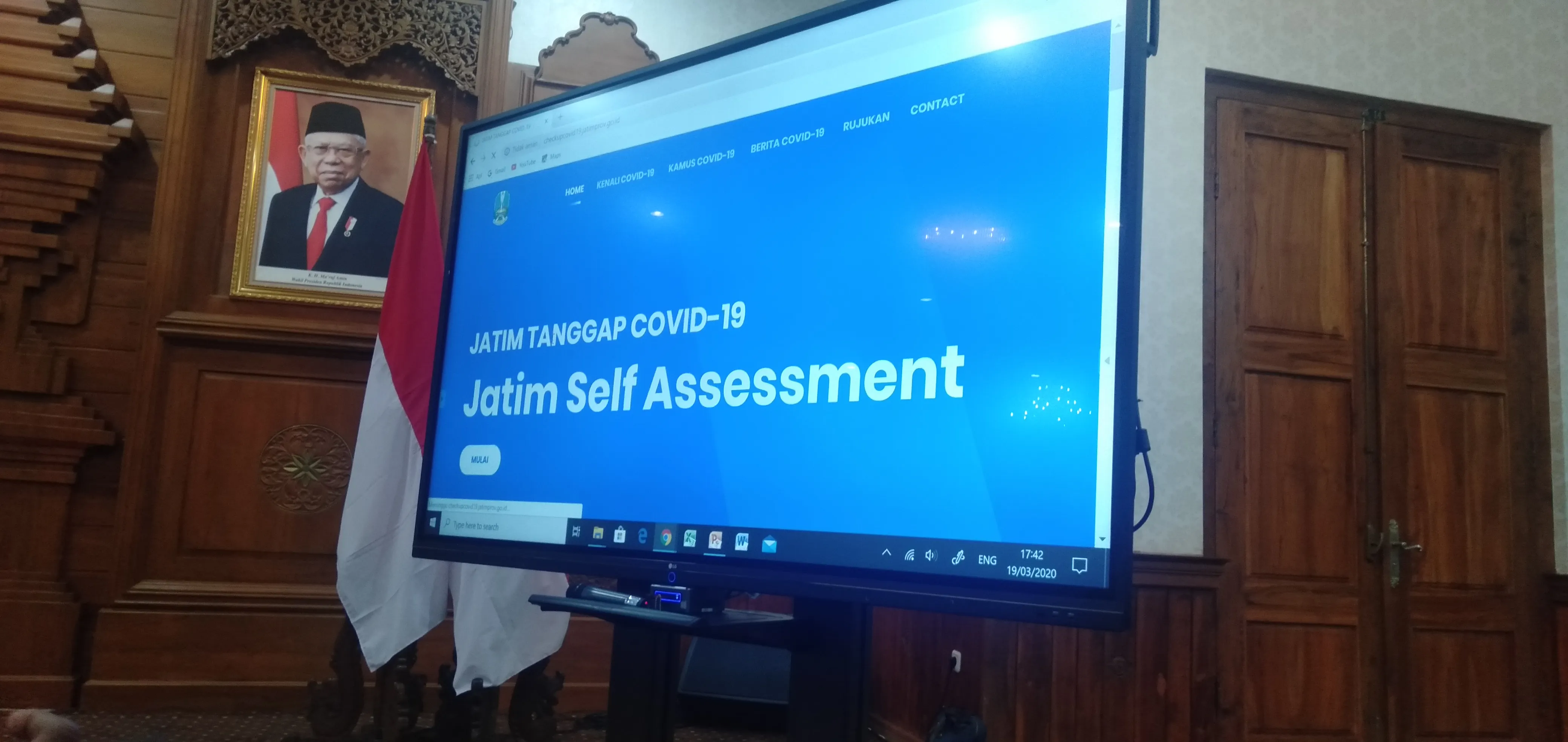 Tanggap Covid-19, Situs Self Assessment Ramai Dikunjungi 
