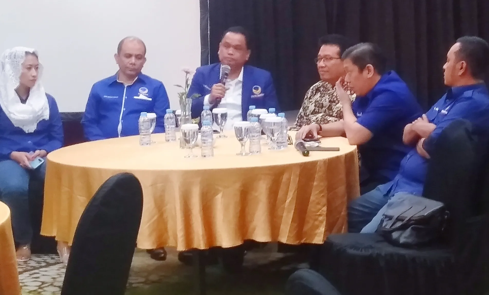 Omnibus Law Dibahas di Ramah Tamah NasDem Dengan Media di Surabaya