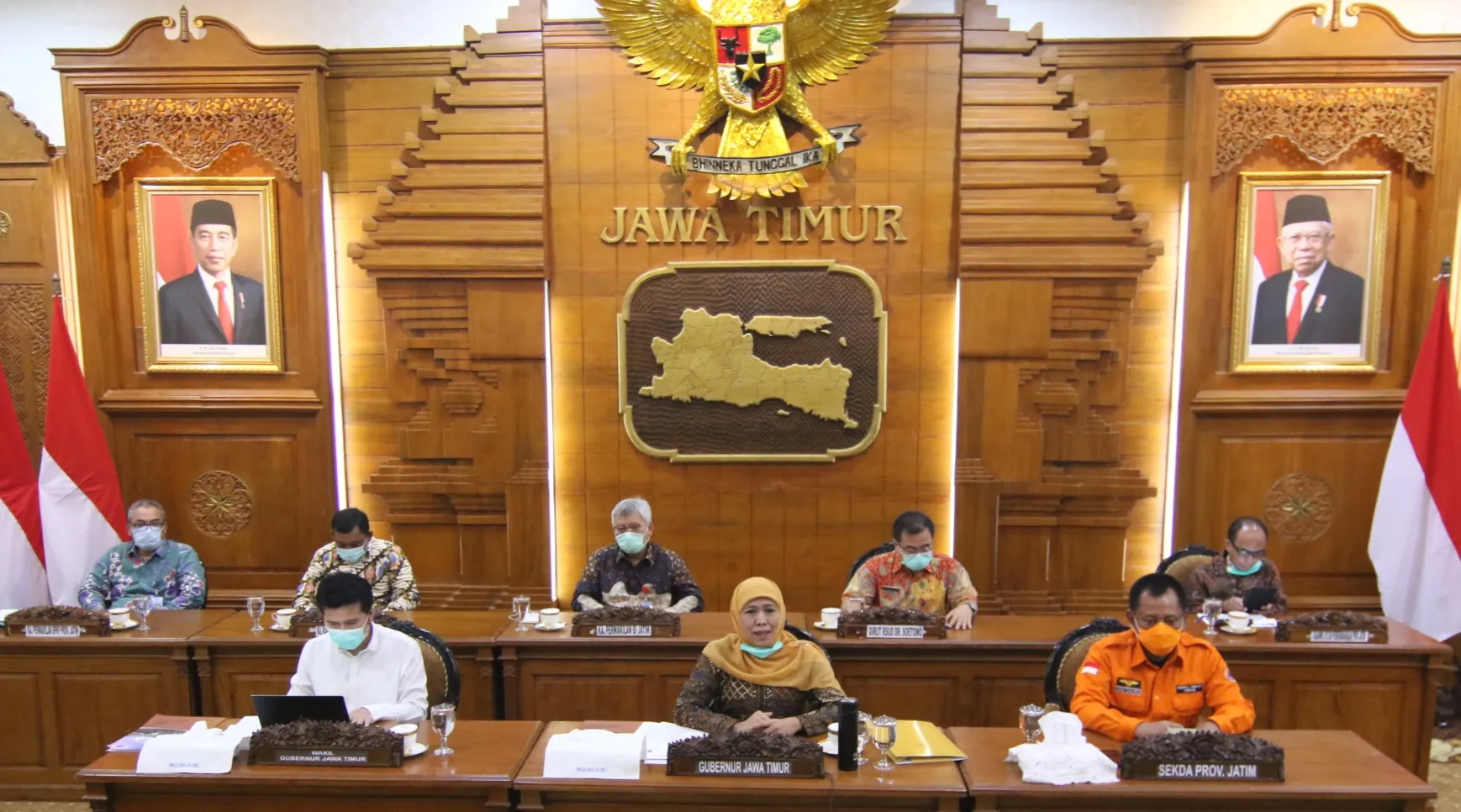Gubernur Video Conference Dengan 38 Kepala Daerah Sikapi Dampak Corona