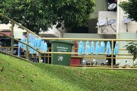 Waspada Masker Bekas Didaur Ulang 