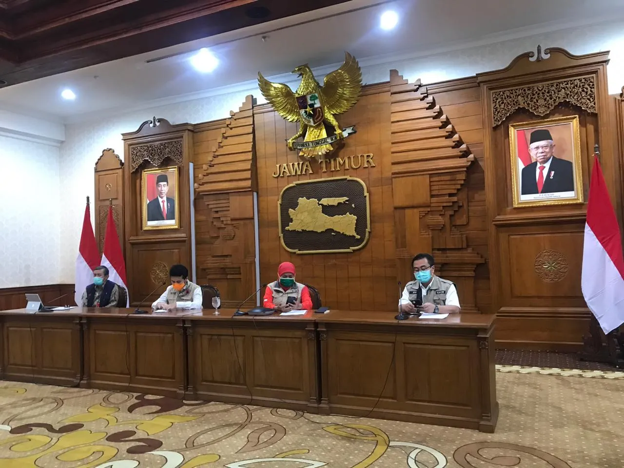 Gubernur Khofifah Minta Tiap Desa Miliki Layanan Observasi Mandiri Corona