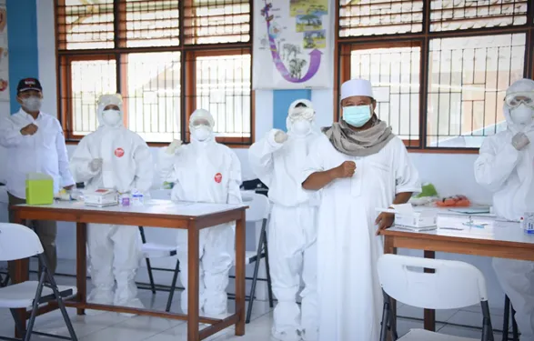 Wagub Jabar Tinjau Pelaksanaan Tes Masif COVID-19 Bagi Pemuka Agama   
