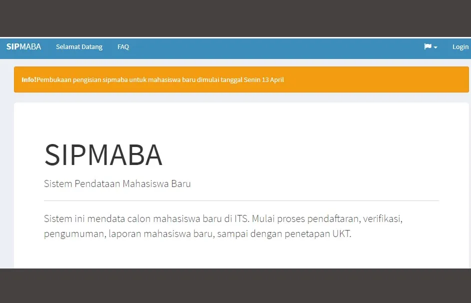 Dampak Corona, Daftar Ulang Mahasiswa ITS Dilakukan secara Daring