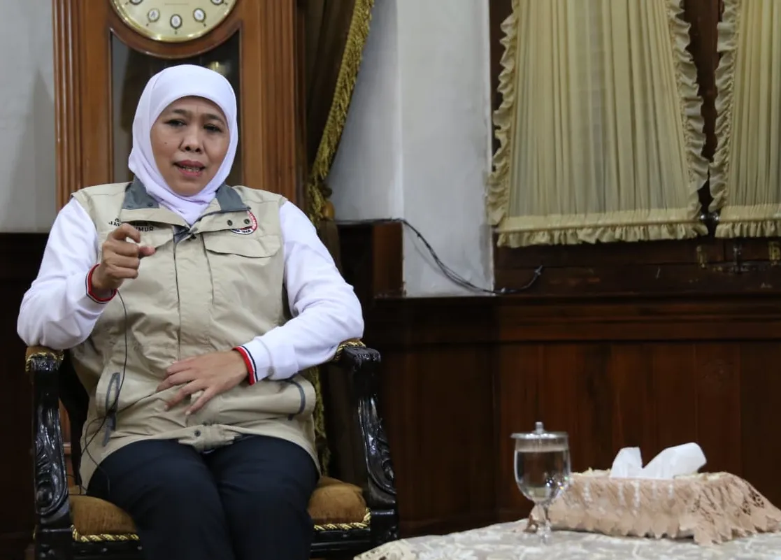 Gubernur Khofifah Ajak Bersilaturrahmi Idul Fitri Secara Online