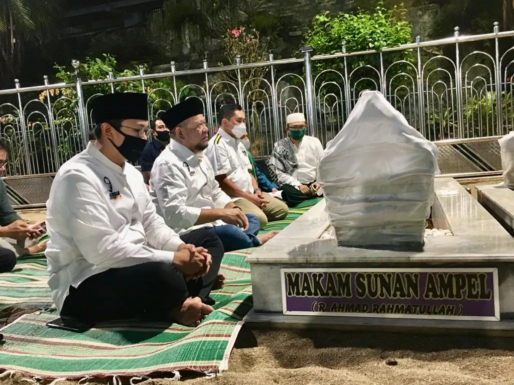 Masuk Jatim, Kapolda Fadil Diajak LaNyalla Ziarah ke Ampel