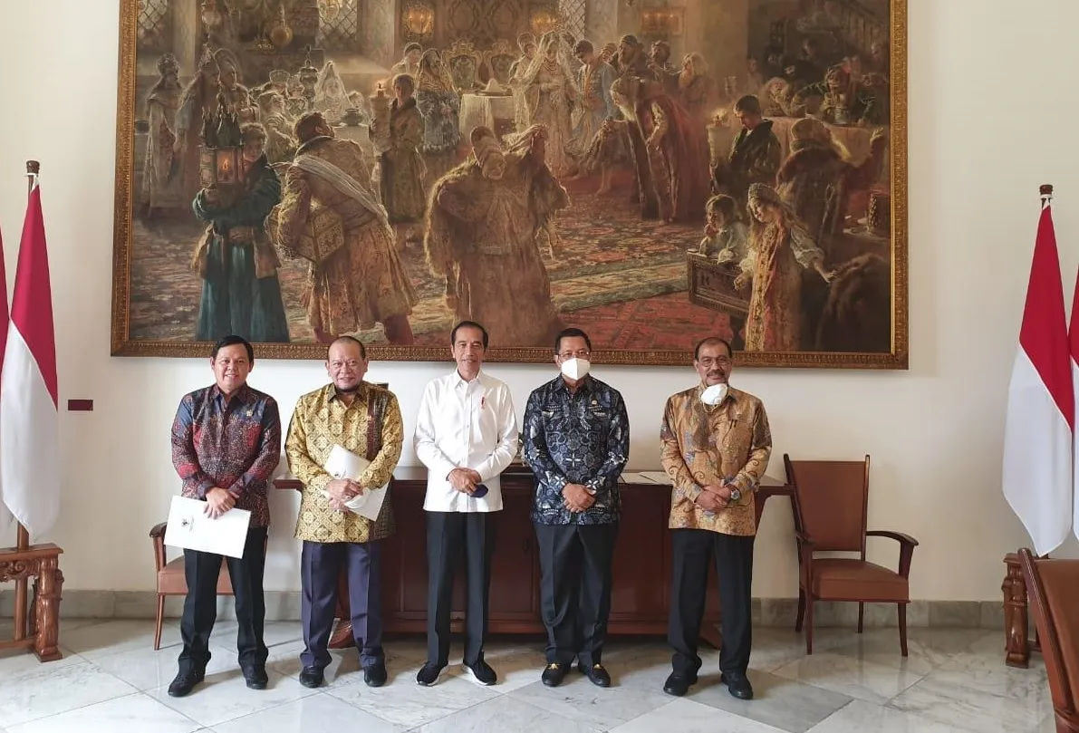Bertemu Pimpinan DPD, Jokowi Setuju Perkuat Pendidikan Islam