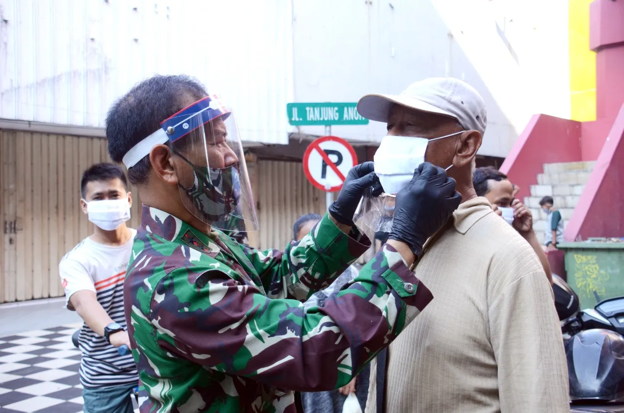 Semagat Pangdam bersama Forkopimda Jatim Mencegah Covid-19