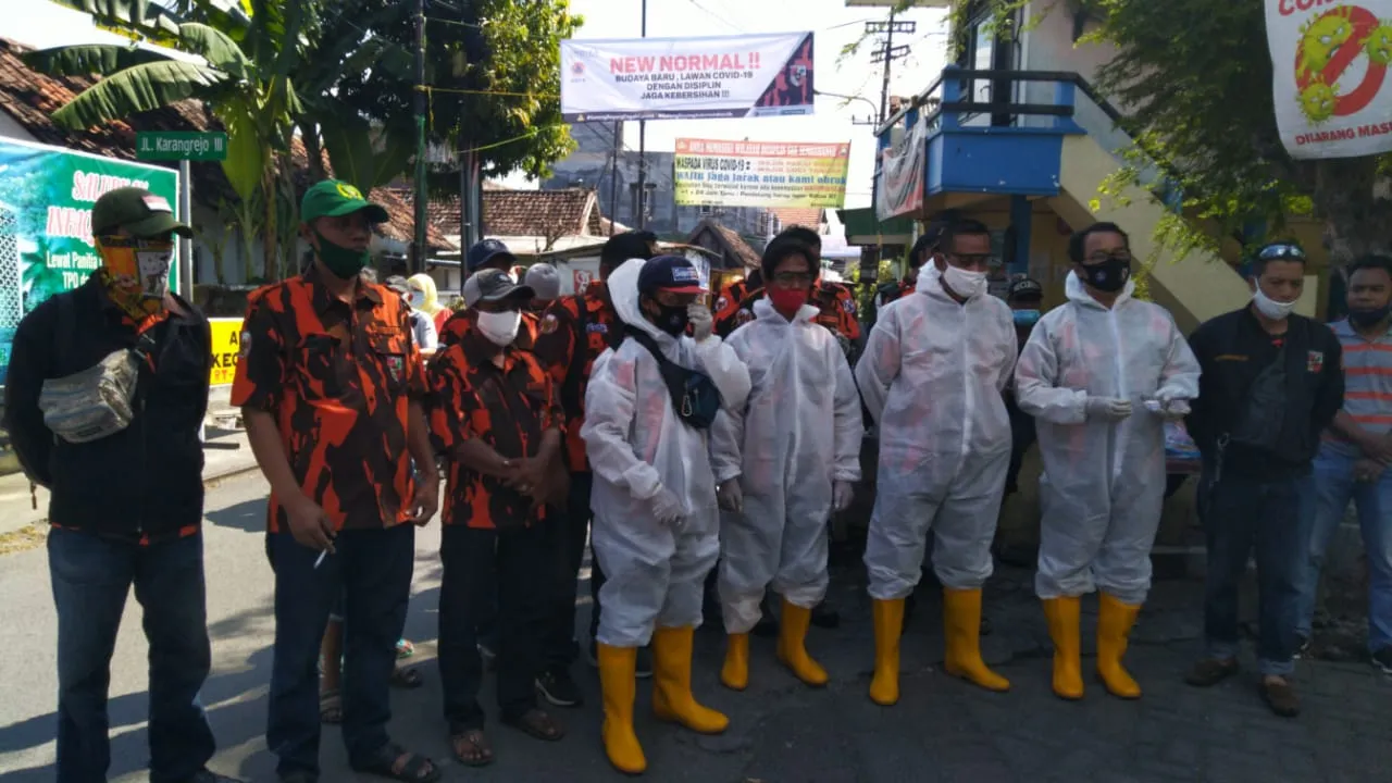 Pelepasan Relawan Task Force Covid-19 MPC Pemuda Pancasila Surabaya