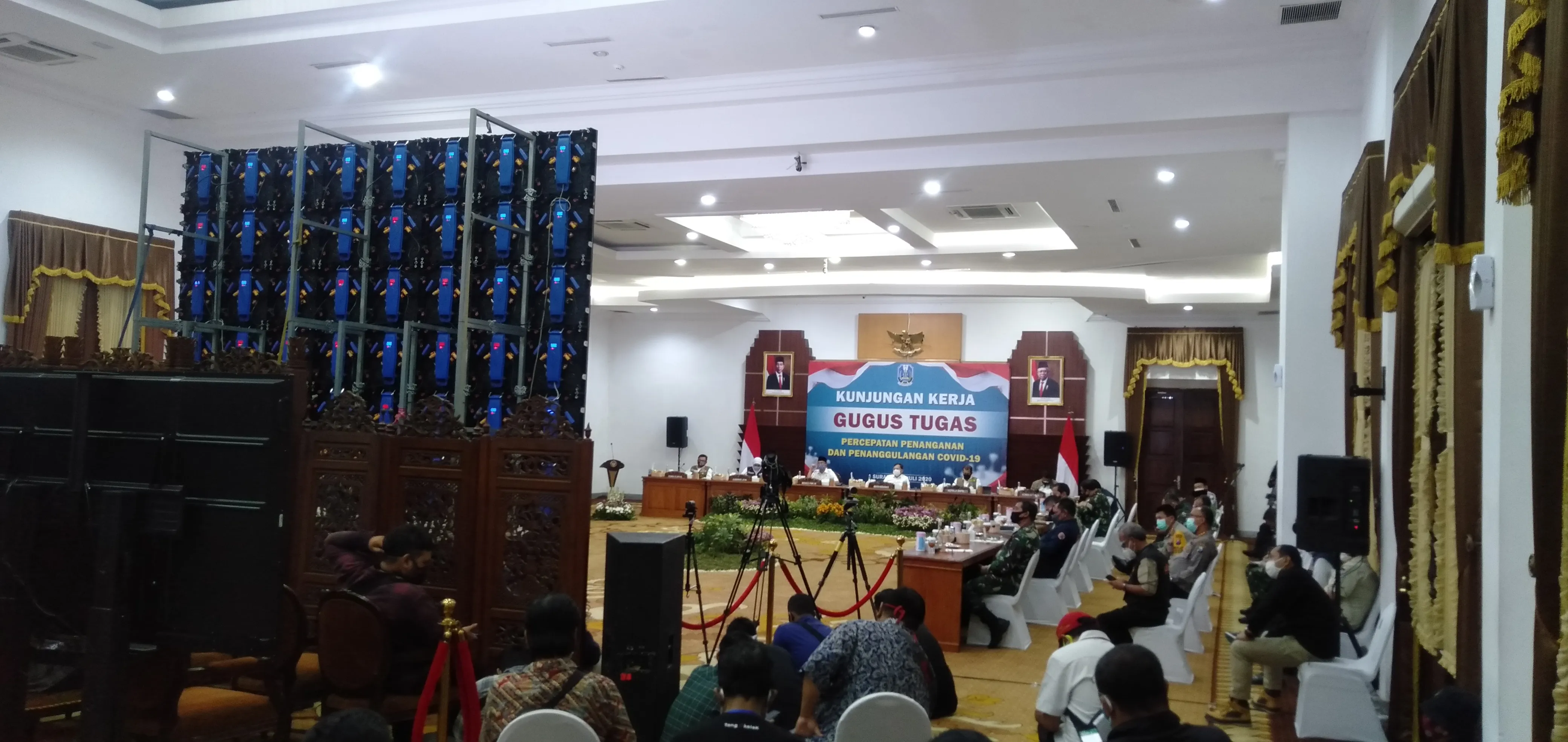 Percepat Penanganan Covid-19 Pemprov Jatim  Matangkan Kerjasama Pentahelix 