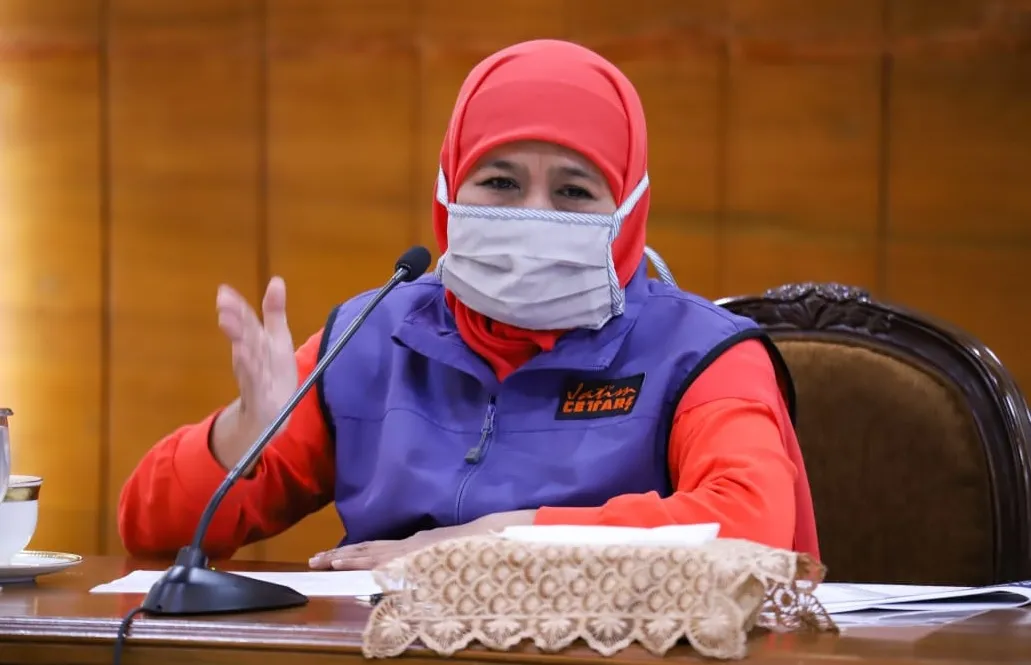 Gubernur Khofifah: Pemulihan Ekonomi Tak Abaikan Protokol Kesehatan