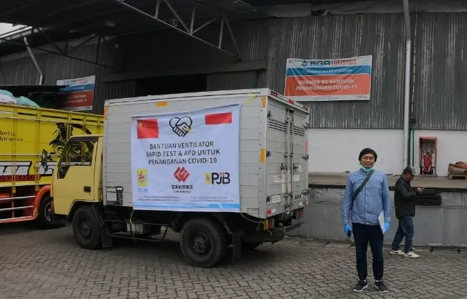 PT PJB dan China Energy Sumbang Alat Medis untuk Penanganan Covid-19