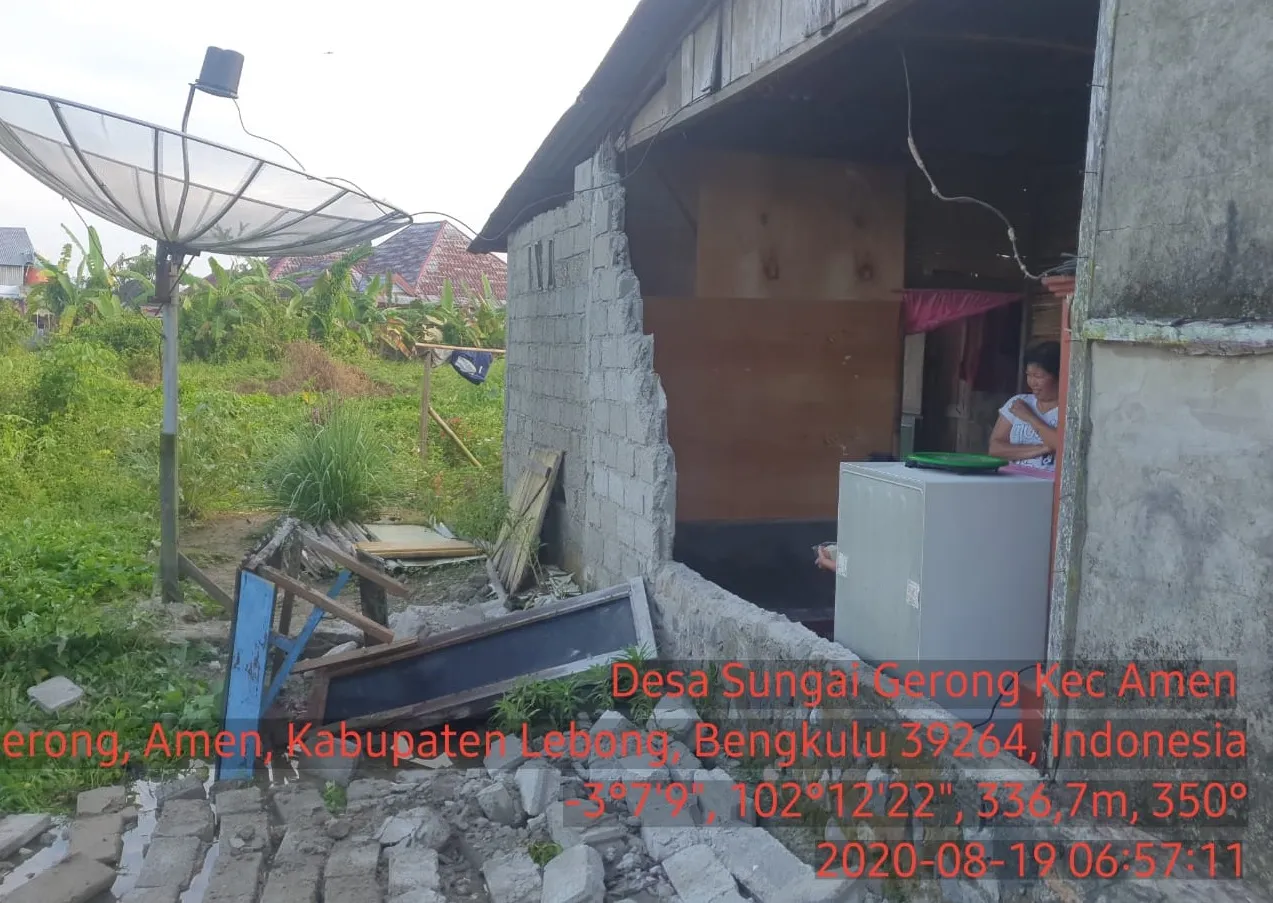 Gempa Magnitudo 6,6 Guncang Kota Bengkulu