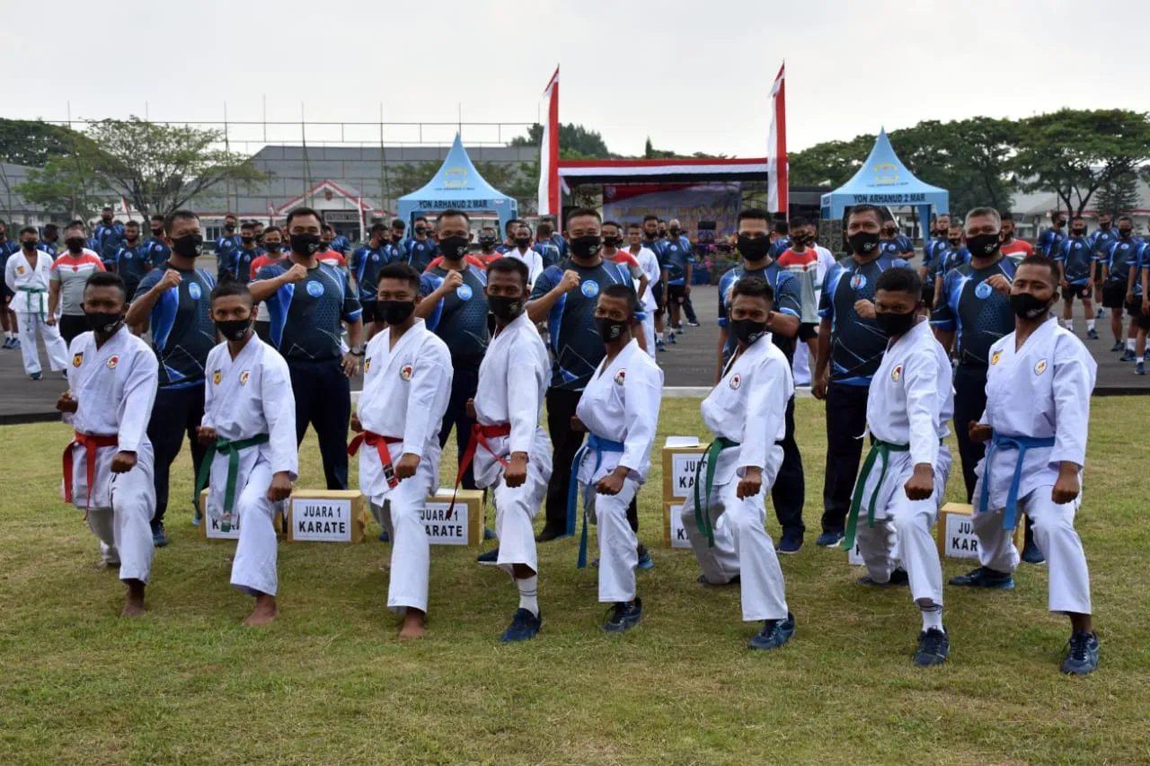 Danmenart 2 Marinir Gelar Lomba Antar Satuan