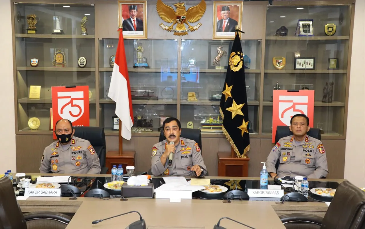 Ombudsman Zoom Meeting Bersama Kabaharkam Polri dan Kasatgas Covid-19