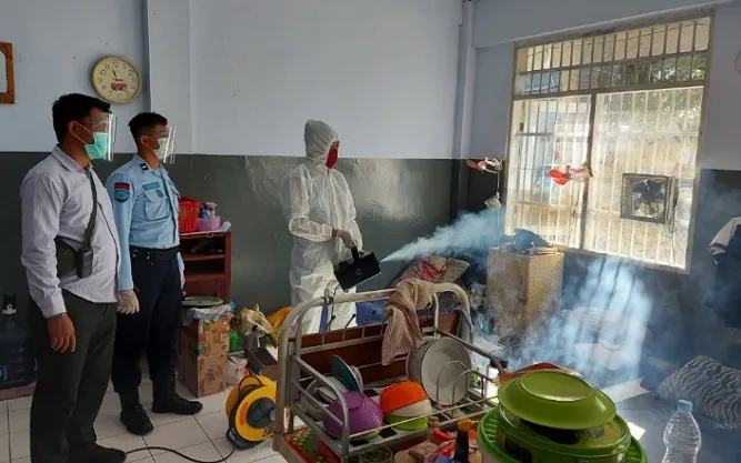 Terapkan Protokol Kesehatan, Lapas Surabaya Gandeng IMM Jatim