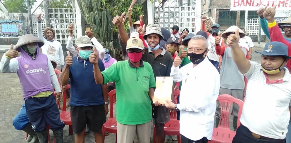  Bangun Tempat Lelang Darurat Srigading, Bupati Bantul Bantu 10 Juta