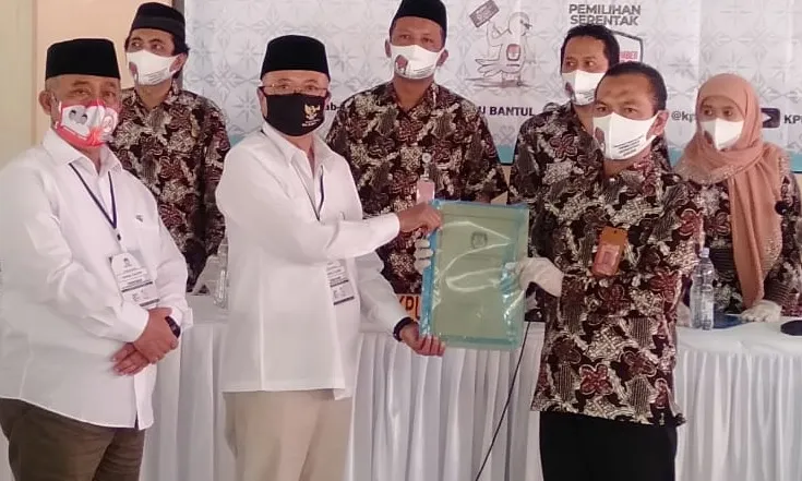 Pasangan NoTo dan AHM-JP Resmi Mendaftar Ke KPU Bantul