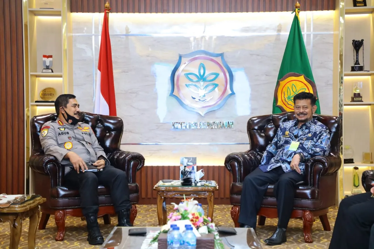 Kabaharkam Polri dan Menteri Pertanian Jajaki Kerja Sama 