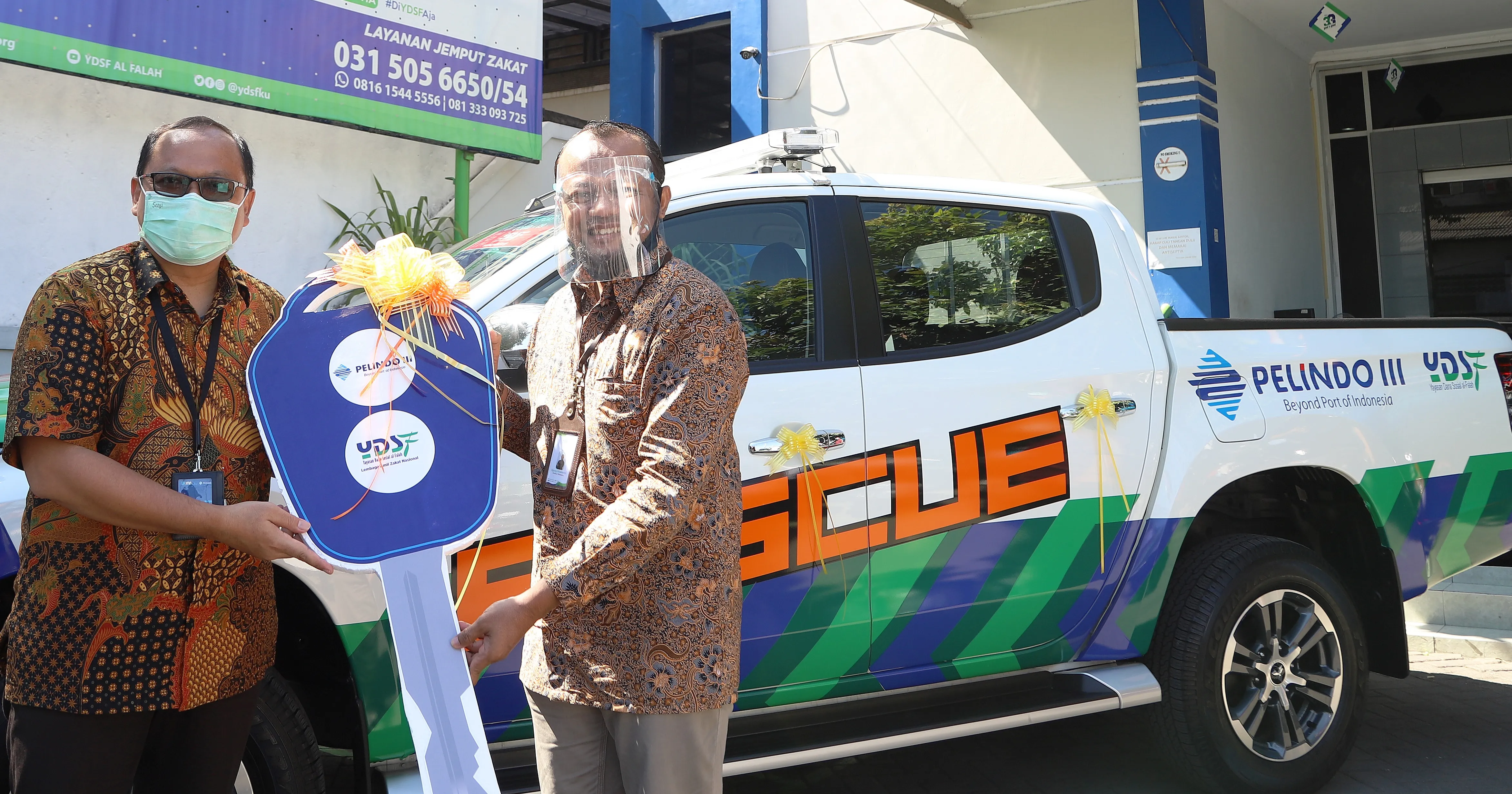 Pelindo III Sumbang Mobil Rescue ke YDSF